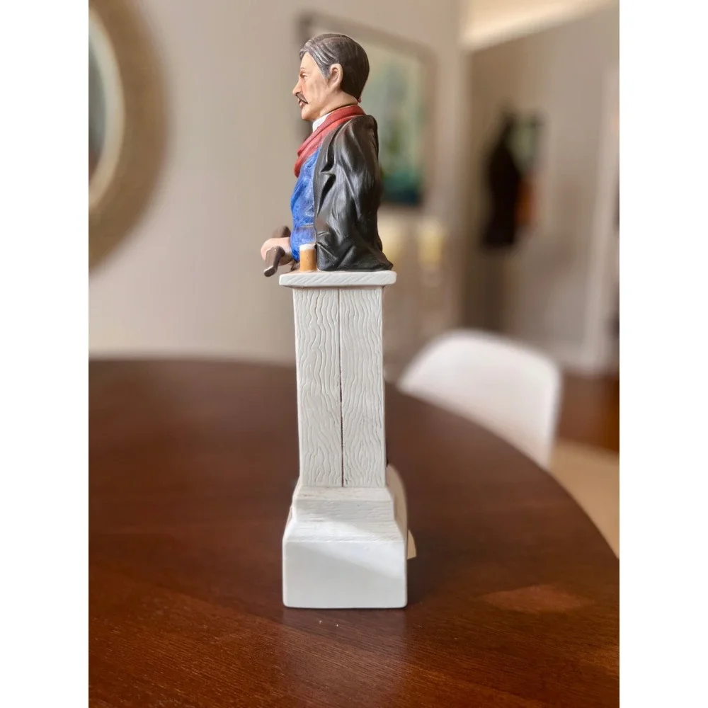 McCormick Doc Holliday Bourbon Decanter OS Multi Excellent 1977 Gunfighter Porc